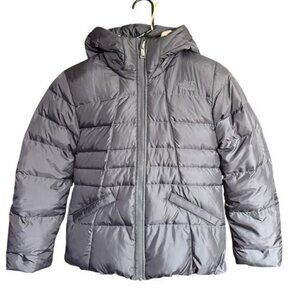 The North Face 550 Girl’s Black Hooded Down Fill Puffer Fleece Lined SZ 14/16 L